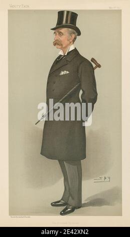 Leslie Matthew 'Sty' Ward, 1851â-1922, British, politici - Vanity Fair. «la divisione Norwood». Sig. Charles Ernest Tritton. 6 maggio 1897, 1897. Cromolitografia. Foto Stock