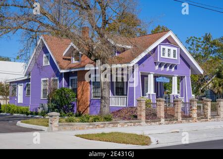 Silver & Agacinski Law Office- Hyde Park, un quartiere molto delicato a Tampa, Florida Foto Stock