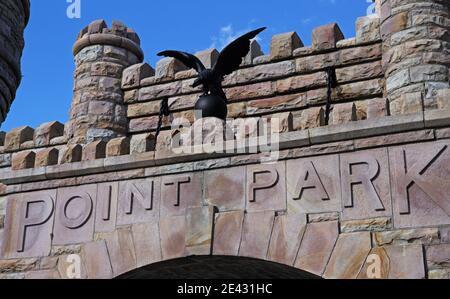 Ingresso a Point Park, Lookout Mountain, Tennessee Foto Stock