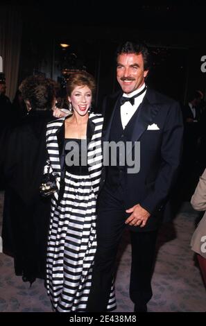 Jillie Mack e Tom Selleck 1987 Credit: Ralph Dominguez/MediaPunch Foto Stock
