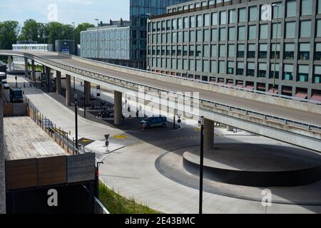 Wallisellen, Svizzera - 12 agosto 2020 - nuovo design stradale a Glattzentrum Foto Stock