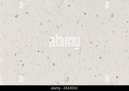 Naturale decorativo riciclato puntinato Beige grigio Taupe marrone macchie carta, sfondo texture orizzontale, verticale sbriciolato paglia di riso ruvida fatta a mano Foto Stock