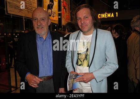 Philippe Katerine e la sua fidanzata Jeanne Balibar hanno partecipato ad una festa per onorare il direttore francese Luc Mollet al Centre Georges Pompidou di Parigi, in Francia, il 14 aprile 2009. Foto di Giancarlo Gorassini/ABACAPRESS.COM Foto Stock