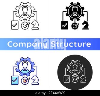 Icona di gestione delle operazioni Illustrazione Vettoriale