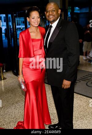 Forest Whitaker con la moglie Keisha Nash che arriva alla cena corrispondente della Casa Bianca 2009 al Washington Hilton a Washington, DC, USA il 9 maggio 2009. Foto di Kris Connor/ABACAPRESS.COM Foto Stock