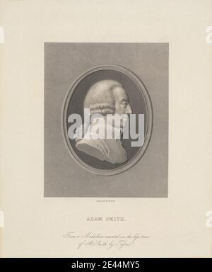 William Holl, 1807â–1871, inglese, Adam Smith. Incisione. Foto Stock