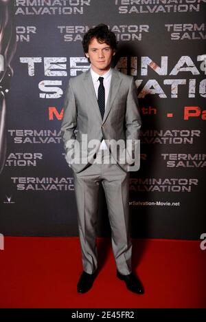 Anton Yelchin partecipa alla prima di 'Terminator Salvation' tenutasi a le Grand Rex a Parigi, in Francia, il 28 maggio 2009. Foto di Thierry Orban/ABACAPRESS.COM Foto Stock