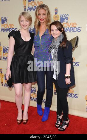 Sofia Vassilieva, Cameron Diaz e Abigail Breslin partecipano al 18° MTV Movie Awards annuale che si è tenuto presso il Gibson Amphitheatre di Los Angeles, CA, USA il 31 maggio 2009. Foto di Lionel Hahn/ABACAPRESS.COM Foto Stock