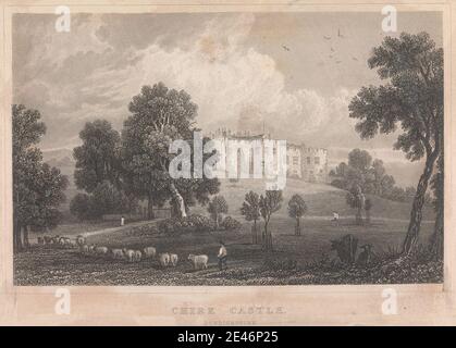 Artista sconosciuto, Castello Chirk, Denbighshire; pagina 67 (Volume uno). Dominio pubblico Foto Stock