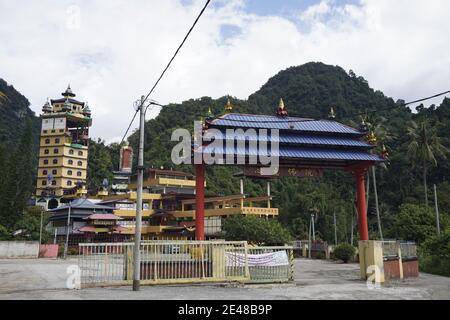 Tempio buddista a cuore illuminato - Tempio tibetano a Ipoh, Perak Foto Stock