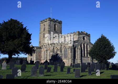 Chiesa di Santa Maria e Sant'Hardulfo, Breedon sulla collina, Priorato di Breedon Foto Stock