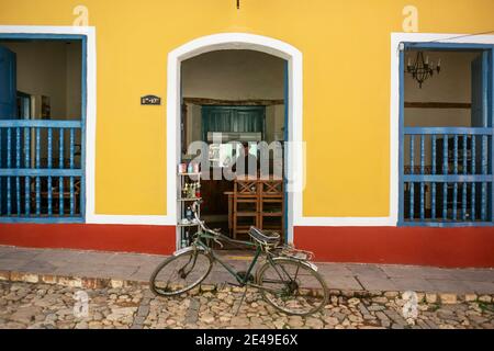 Casa coloniale a Trinitad City, Cuba Foto Stock