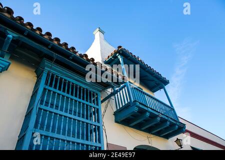 Casa coloniale a Trinitad City, Cuba Foto Stock