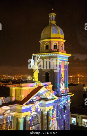 Cattedrale di nostra Signora dell'Assunzione, Santiago de Cuba, Cuba Foto Stock