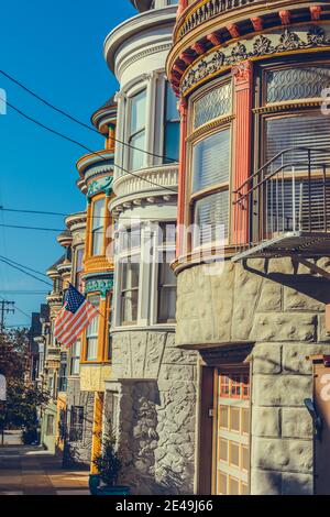 San Francisco, California, USA - 5 agosto 2019: Attrazioni turistiche di San Francisco Foto Stock