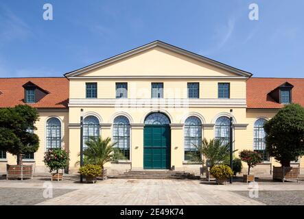 Herrenhausen Palace and Park, ampio giardino, Hannover Foto Stock