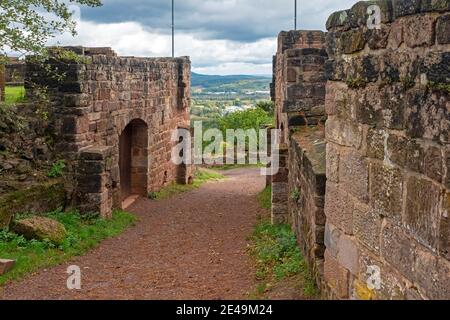 Il Castello di Siersberg vicino a Rehlingen-Siersburg, Saarland, Germania Foto Stock