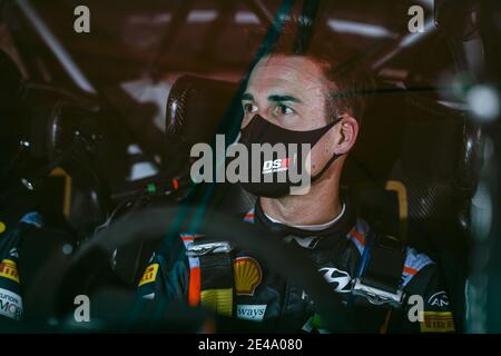 SORDO Dani (ESP), HYUNDAI I20 Coupe WRC, ritratto durante il Campionato Mondiale Rally Auto 2021 WRC, Rally Monte Carlo dal 20 al 24 gennaio 2021 a Monaco - Foto Francois Flamand / DPPI / LM Foto Stock