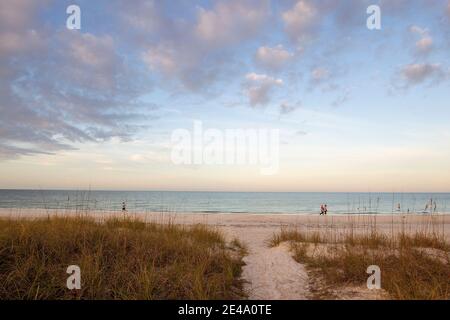Spiaggia di St Pete vicino a San Pietroburgo, Florida. Spiagge in Florida. Foto Stock