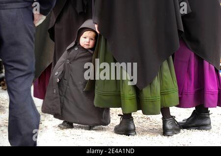 Stile di vita Amish in ed intorno a Sugarcreek e Millersburg Ohio OH Foto Stock