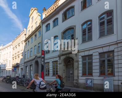 Lübeck, museo Willy-Brandt-Haus, Ostsee (Mar Baltico), Schleswig-Holstein, Germania Foto Stock