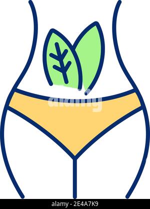 Dieta vegana sana icona colore RGB Illustrazione Vettoriale