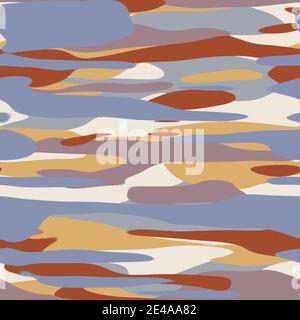 Motivo digitale camo hip a colori semplice e uniforme Foto Stock
