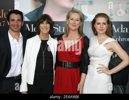 Chris Messina, Nora Ephron, Meryl Streep, Amy Adams partecipa al Julie & Julia Special Screening al Mann Village Theatre di Los Angeles, CA, USA il 27 luglio 2009. Foto di Baxter/ABACAPRESS.COM Foto Stock