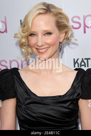 "Anne Heche arriva per il Los Angeles Red Carpet Screening di 'spread' tenuto ad Arclight Cinemas Hollywood a Hollywood, Los Angeles, CA, USA il 03 agosto 2009. Foto di Tony DiMaio/ABACAPRESS.COM (nella foto: Anne Heche)' Foto Stock