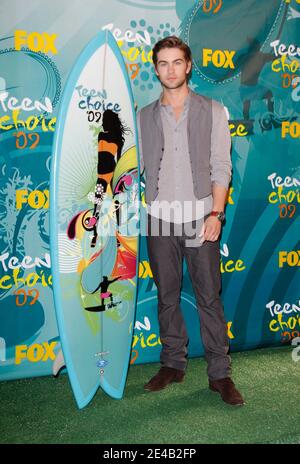 Chace Crawford arriva per i 2009 Teen Choice Awards che si sono tenuti presso il Gibson Amphitheatre di Universal City, California, USA il 9 agosto 2009. Foto di Tony DiMaio/ABACAPRESS.COM Foto Stock