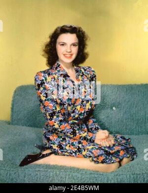 JUDY GARLAND (1922-1969) attrice cinematografica americana circa 1940 Foto Stock