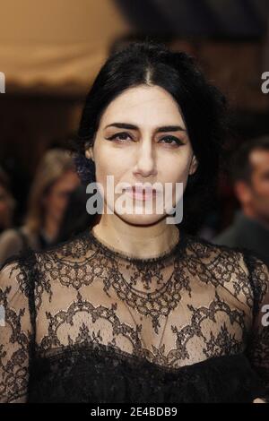 Ronit Elkabetz si pone al Centre International Deauville prima della proiezione del film "Julie and Julia" durante il 35° Festival del cinema americano a Deauville, in Normandia, in Francia, il 5 settembre 2009. Foto di Denis Guignebourg/ABACAPRESS.COM Foto Stock