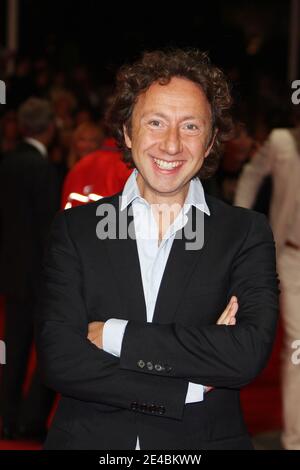 Stephane Bern si pone al Centre International Deauville prima della proiezione di "The Proposal" durante il 35° Festival cinematografico americano a Deauville, in Normandia, in Francia, il 12 settembre 2009. Foto di Denis Guignebourg/ABACAPRESS.COM Foto Stock