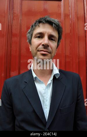 Lo scrittore francese Eric Vuillard pone a Parigi, in Francia, il 19 settembre 2009. Foto di Tiger/ABACAPRESS.COM Foto Stock