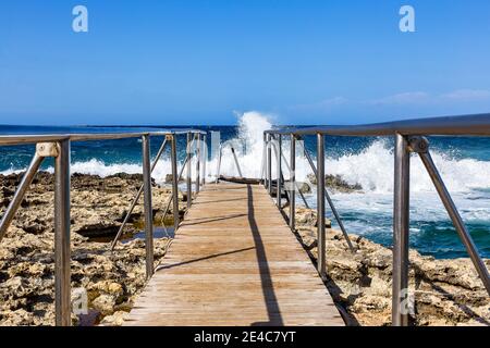 Malta, ufficialmente conosciuta come la Repubblica di Malta è un Southern isola Europea paese costituito da un arcipelago nel Mar Mediterraneo. Foto Stock