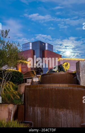 Blackhawk Plaza al Blue Hour Foto Stock