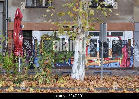 Vita quotidiana a Zagabria, Croazia Foto Stock