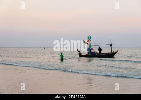 Hua Hin, Provincia di Prachuap Khiri Khan, Tailandia Foto Stock