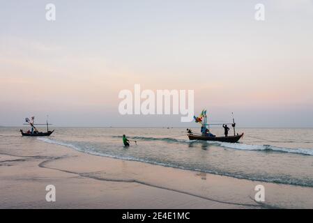 Hua Hin, Provincia di Prachuap Khiri Khan, Tailandia Foto Stock