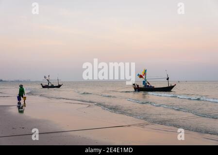 Hua Hin, Provincia di Prachuap Khiri Khan, Tailandia Foto Stock