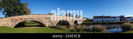 Ponte Nungate sul fiume tyne, Haddington, East Lothian Foto Stock