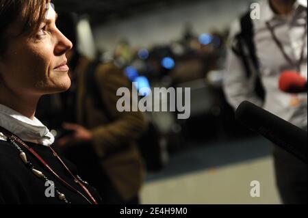 Il ministro francese dell'ecologia giovanile Chantal Jouanno partecipa al centro Bella di Copenhagen, Danimarca, il 16 dicembre 2009, durante il vertice sul clima della COP15. Foto di Mousse/ABACAPRESS.COM Foto Stock