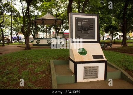 Jau / Sao Paulo / Brasile - 02 21 2020: Monumento della rivoluzione costituzionale di Sao Paulo`s stato del movimento integralista MMDC Foto Stock