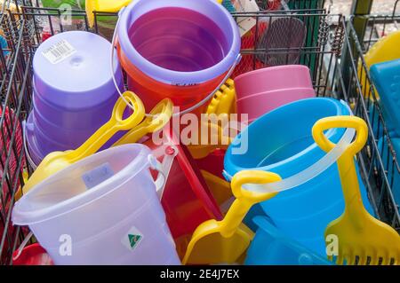 Colorato kitsch vacanza al mare in vendita a Cowes, Phillip Island, Victoria, Australia Foto Stock