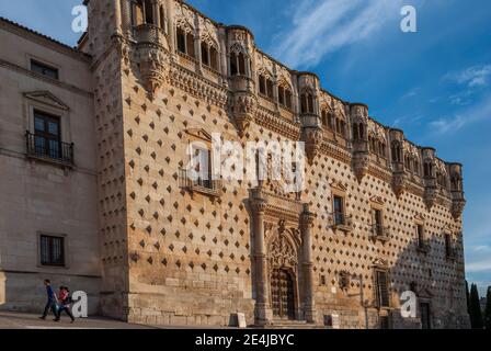 Il Palacio del Infantado, sede dell'Archivio storico e del Museo Provinciale di Guadalajara. Spagna. Foto Stock