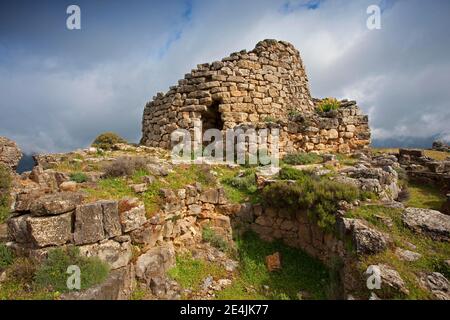 Nuraghe Ardasai, Seui, Sardegna, Italia Foto Stock