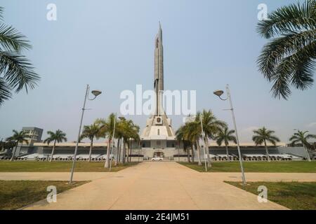 Mausoleo del defunto Presidente Agostinho Neto, Luanda, Angola Foto Stock