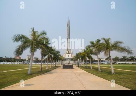 Mausoleo del defunto Presidente Agostinho Neto, Luanda, Angola Foto Stock