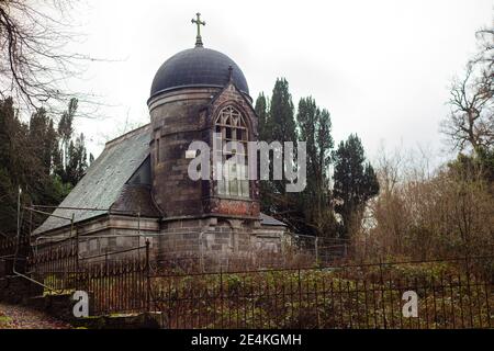 Edificio abbandonato in Co.. Monaghan, Irlanda Foto Stock