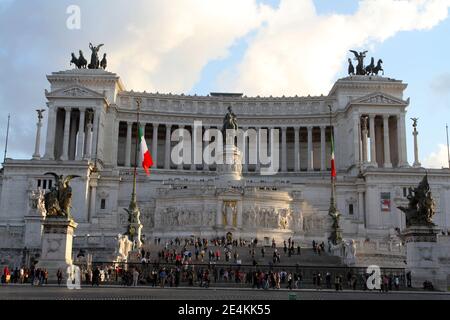 Roma, Italia - 31 ottobre 2016: L'altare della Patria Foto Stock